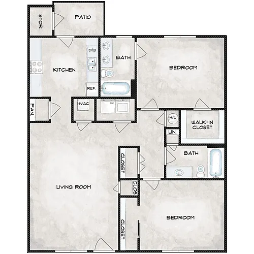 Floor plan D2