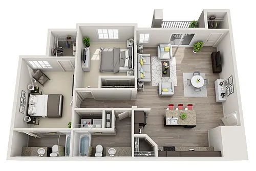 Floor plan B2