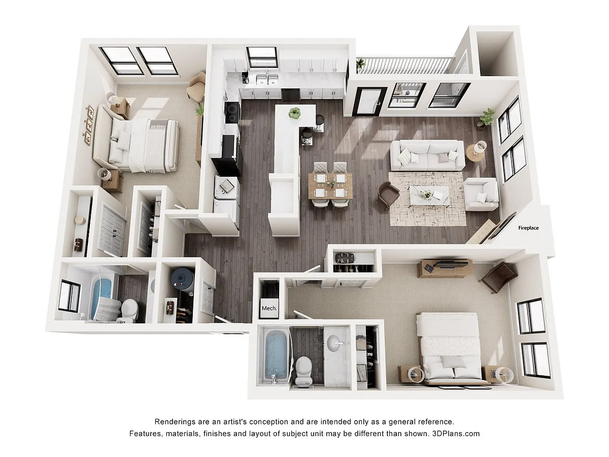 Floor plan B3a