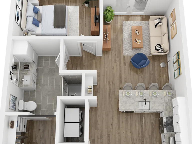 A7 floor plan Rivette Tower