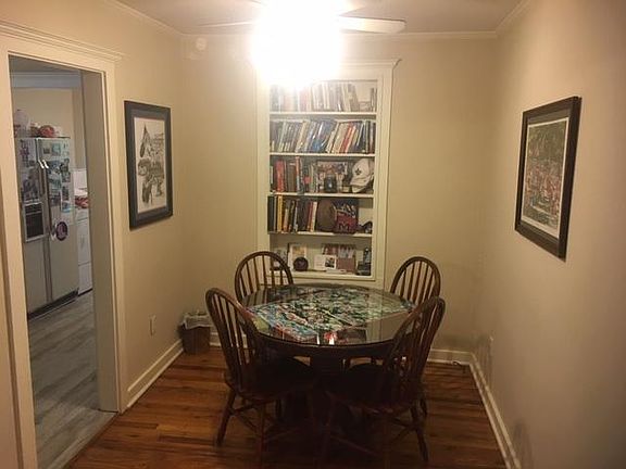 Dining/Built in book case