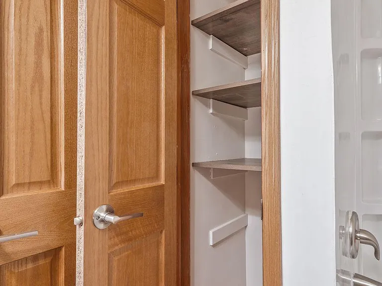Bathroom linen closet
