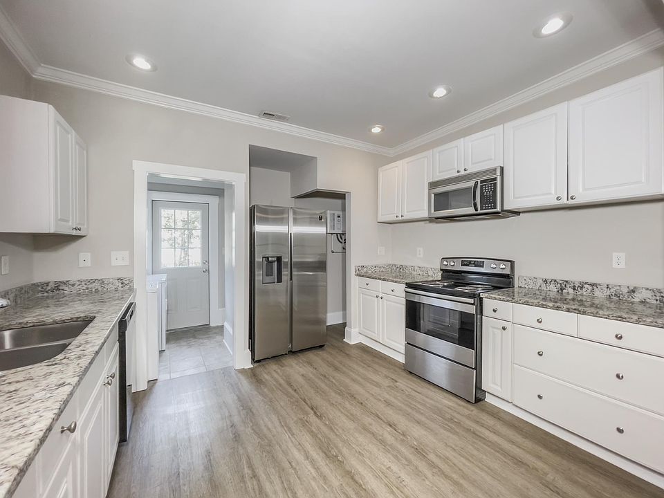 Kitchen from Middle Living Room Entrance