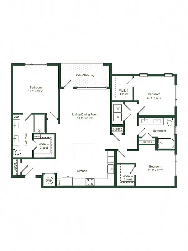 Floor plan C2-M1