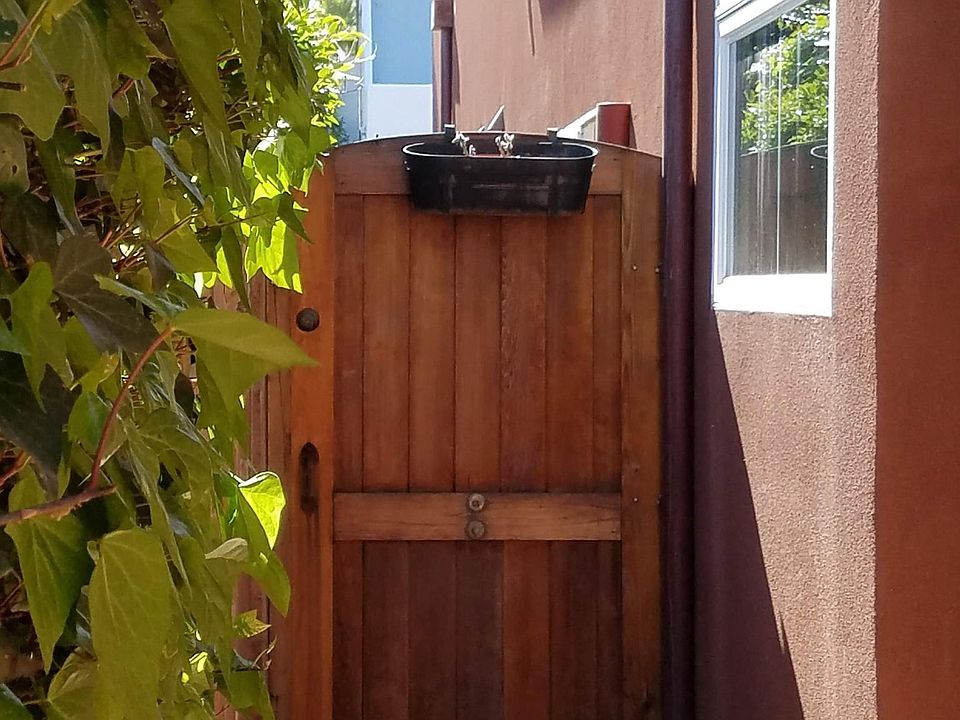 Private front gate.