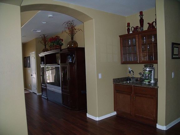 view of the wet bar