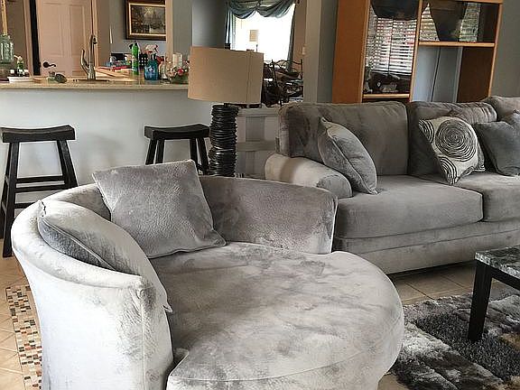 side view of living room