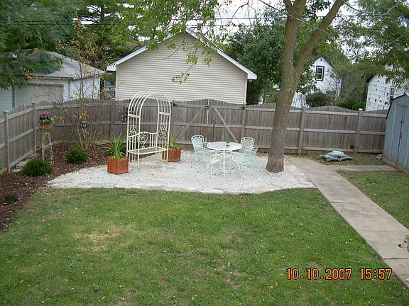View from deck-left side of yard