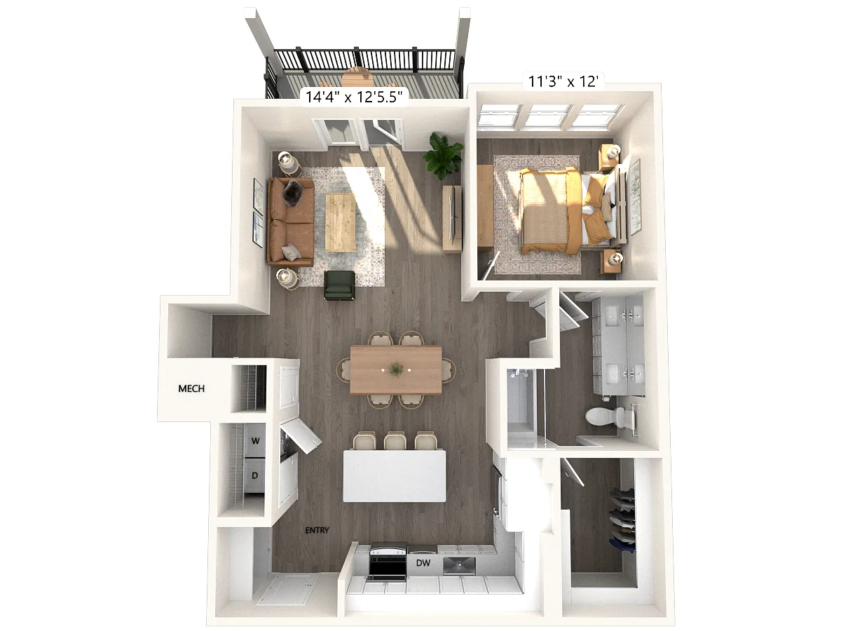 Floor plan A5-976sf