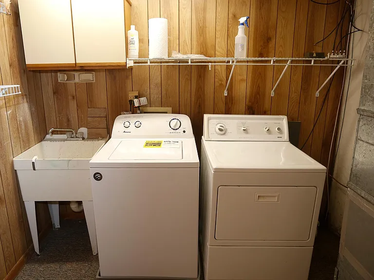 Utility Sink / Washer and Dryer