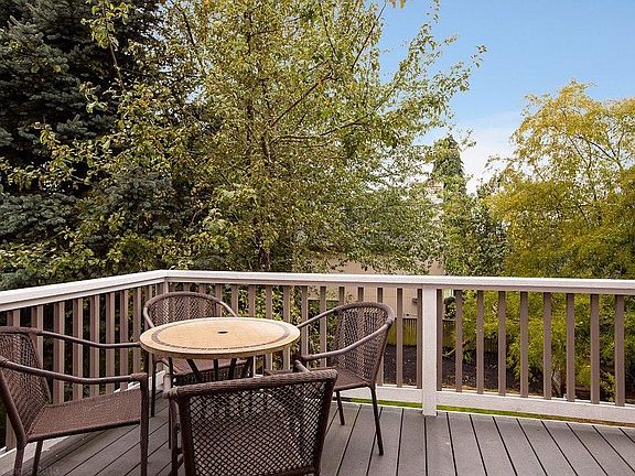Deck off kitchen