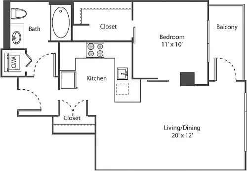 Floor plan 11B
