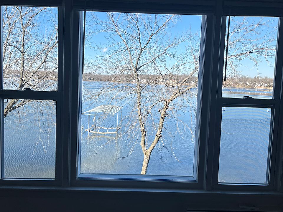 Lake view from living room window