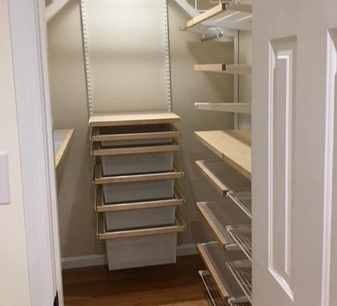 Master bedroom closet Elfa built-ins
