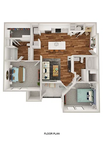 Floor plan B1 - B2