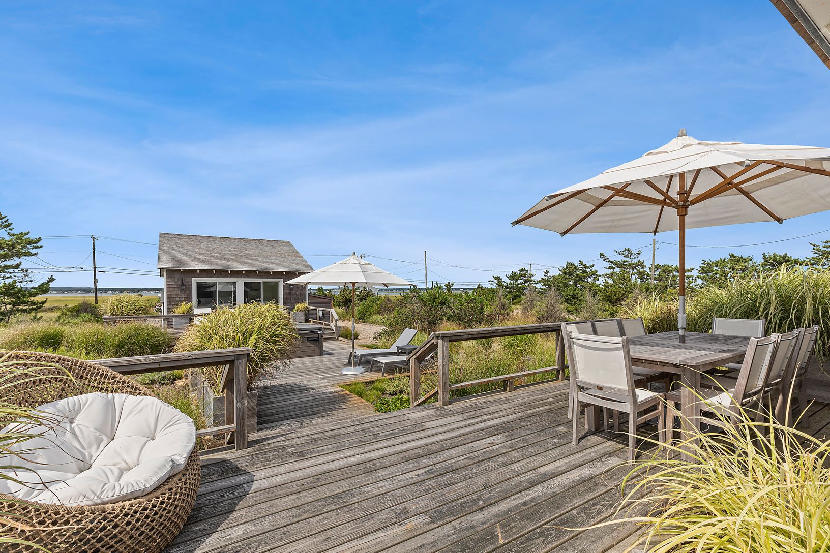 decking to bayview cottage
