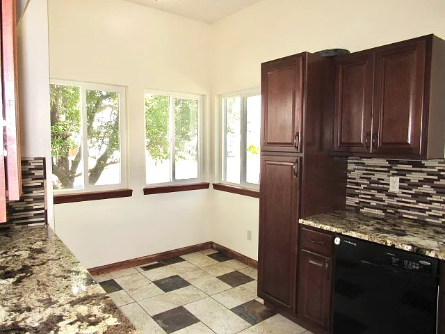 Eating space in kitchen.