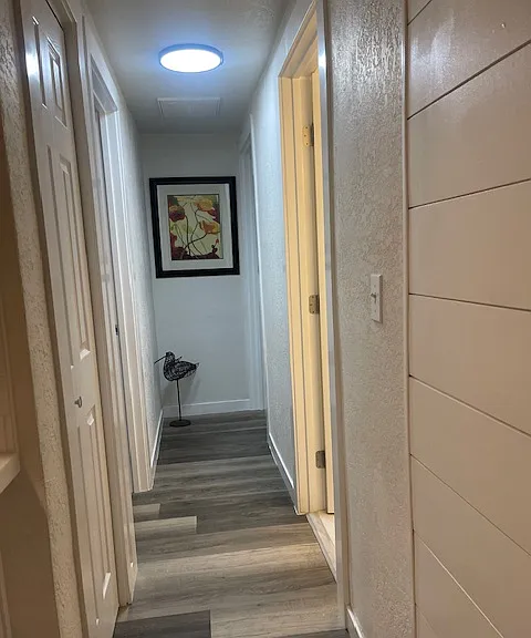 Hallway to rooms