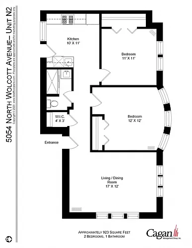 Floor plan Two Bedroom