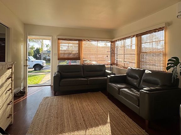 Living room looking at front door