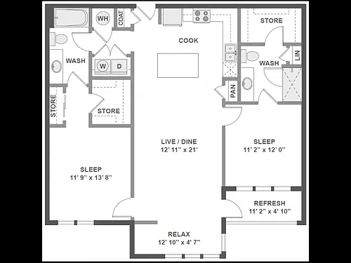 Floor plan Amsterdam