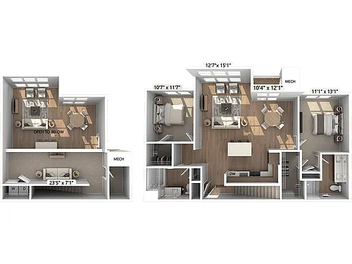 Floor plan B6L