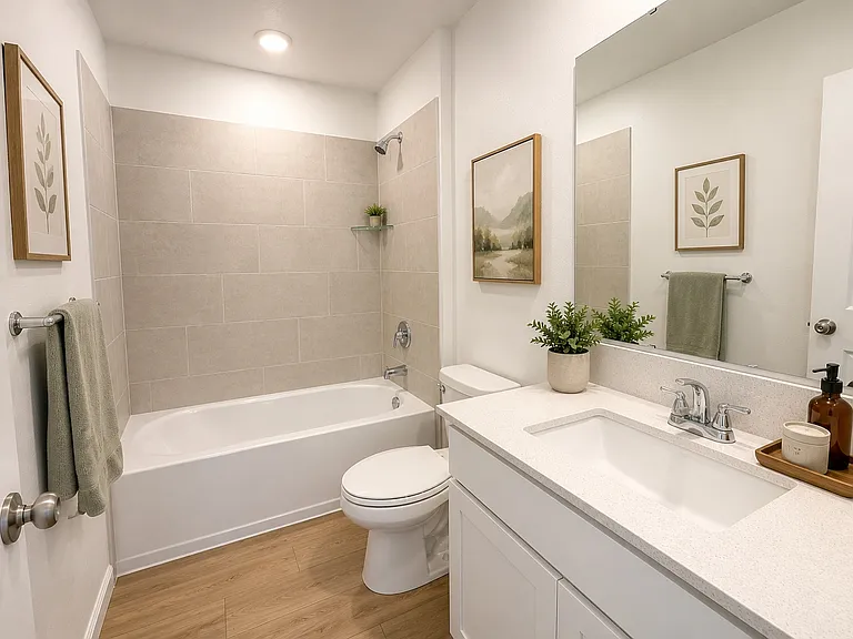 GUEST BATHROOM-STAGED