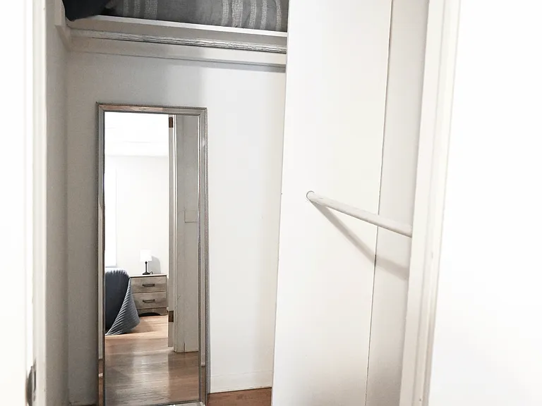 Large walk-in closet.