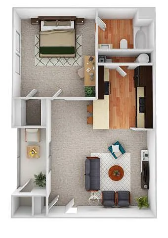 Floor plan A1S - Elm w/Sunroom