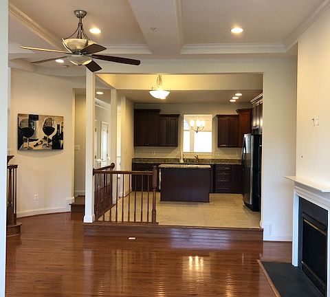 Living Area & Kitchen