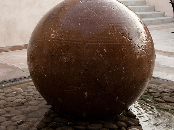 Back Patio fountain