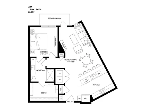 Floor plan A14