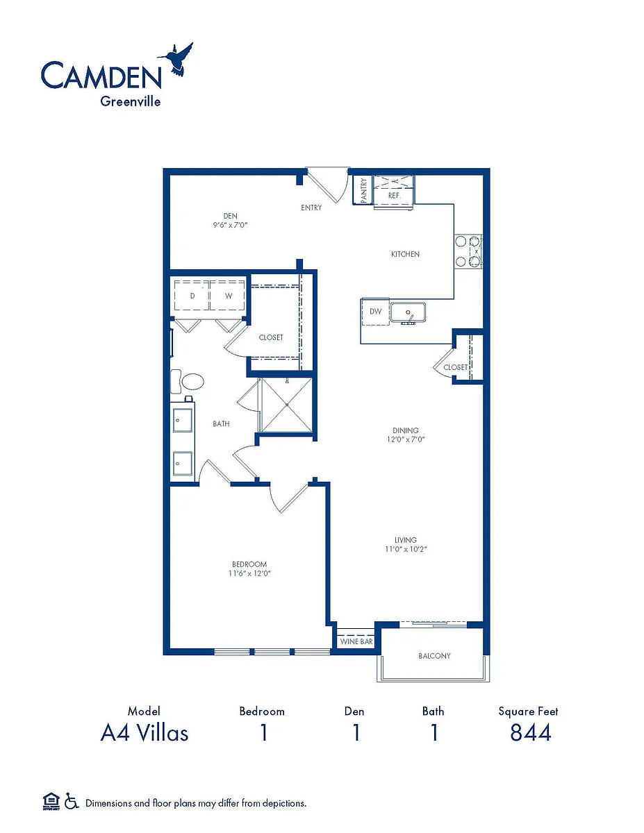 Floor plan A4 Villas