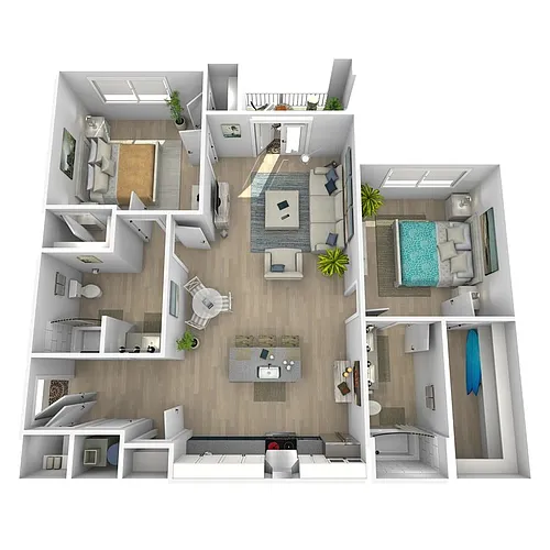 Floor plan Buzzy (W/C)