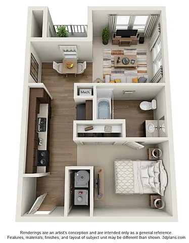 Floor plan The Balcones