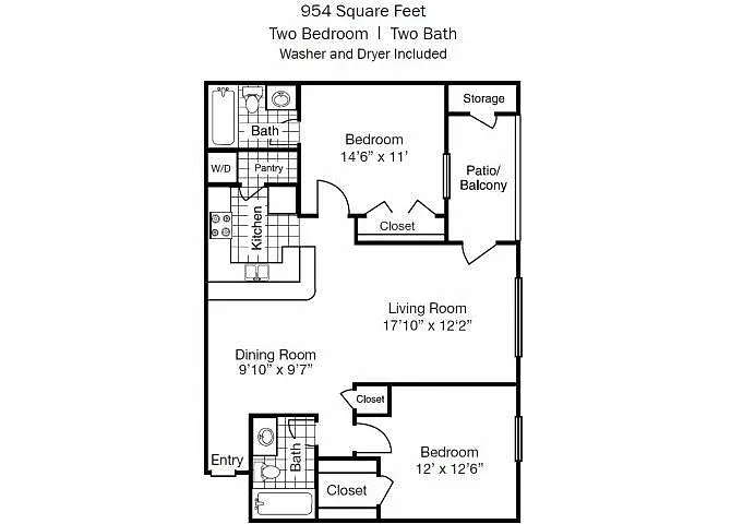 Floor plan 2B1 - Berkeley