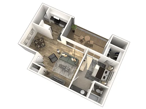 Floor plan 1B