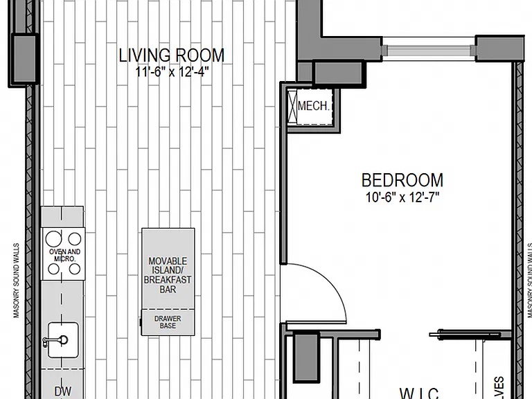 1 BR/! BA Patio 1 BR/! BA Patio