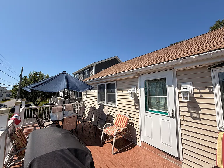 Enjoy this fall & next spring on this lovely deck!