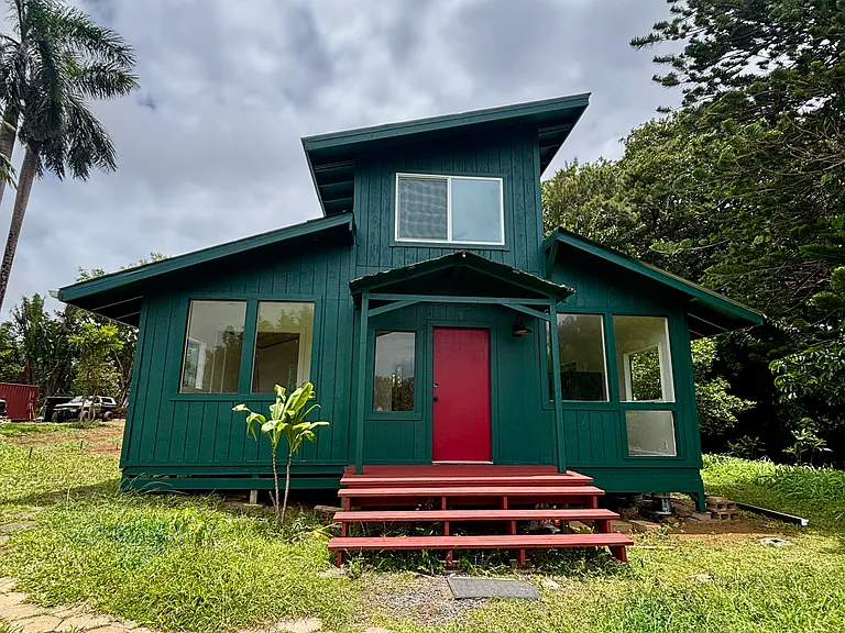 Entrance of cottage