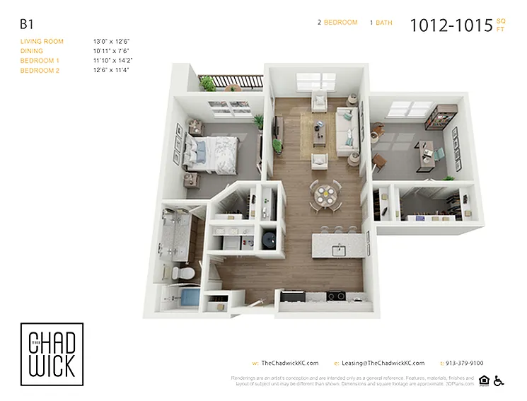 Floor plan B1