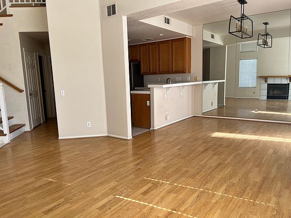 living room and dining room