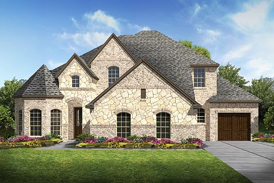 Elevation L shown with optional stone