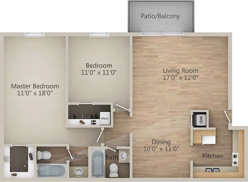 Floor plan Jupiter