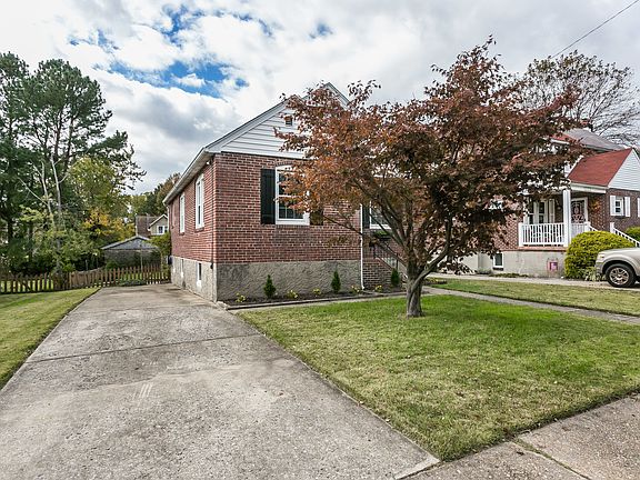Long cement driveway