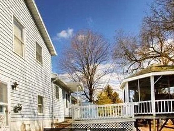Back view-deck, gazebo, home