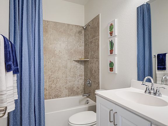 Charming hall bath