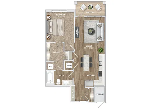 Floor plan A10A
