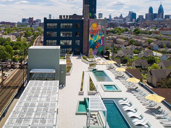 The Poplar Rooftop Pool Terrace