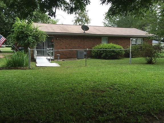Fenced area for family pet.